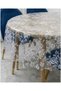 Pvc Transparent Patterned Erasable Oilcloth Tablecloth White Floral-128 - 6