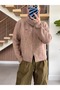 Double Zippered Wool Textured Knitted Cardigan - 5