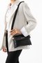 Women's Multi-Compartment Crossbody Shoulder Bag with Flap S-1451 - 3