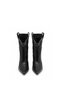 Genuine Leather Metal Studded Women's Boots 053 Black (Black) - 3