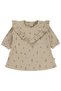 Leafy Floral Print 6-18 Months Dress - Beige