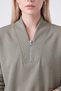 Dark Beige Standard Fit Crop Wide Leg Women's Tracksuit Set - 95359 - 3