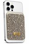 1 Piece of Glittery Adhesive Phone Back Card Holder with Stone, Credit Card Id Pocket, Card Holder Gold Hx1 - 2