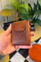 Wonder Vintage Tan Genuine Leather Wallet - Magnetic Closure - Large Cash Compartment - 6