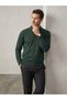 Fire Steel Knitted Polo Collar Sweater - 1023 - 3