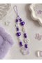 Purple Heart Butterfly Phone Charm Y2K Phone Strap Camera Charm Bag Ornament