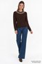 Collar Embroidered by Hand Wool Blended Knitwear Blouse - 4