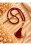 Pearl Prayer Beads Stone Zikirmatik Gift Set 8 X 8 Red - 2