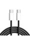 كابل USB C من الجيل الأول بطول 1 متر، 60 واط، مجدول، من نوع C إلى C، متوافق مع نقل البيانات والشحن السريع PD