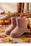 Suede Leather Mini Ug Boots Warm Stylish Winter Plush Lined Daily Unisex Children's Boots