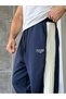 Baggy Tracksuit with Written Stripe Detail - 4