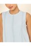 Women Blue Sleeveless Blouse - 4