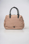 Women's Multi-Pocket Zippered Hand and Shoulder Bag with Hat Charm Detail, Daily Useful Bag, Beige 18546 - 6