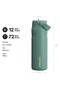 The Iceflow Aerolight Flip Straw 2.0 Thermos Water Bottle with Straw 0.7 Lt Green -1200185000539 - 3