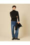 Men Black High-Neck Sweater - 5