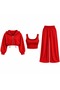 Hooded 3-Piece Modal Set Red - 6