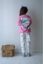 Girl's Pink Three-Thread Ribbed Winter Soft Set - 2
