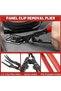 3 Pcs Auto Clip Pliers Set & Fastener Remover - 2