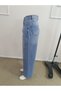 Women's High Waist Stone Detailed Flared Jeans with Pocket Detail - 6
