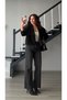 Anthracite full lycra flare jeans - 2