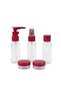5-Piece Travel Cosmetic Bottle Set – 30 ml Transparent Leak-Proof Organizer - 2