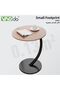 C Shaped End Table, Coffee Table, Round Side Table, Couch Table, Snack Side Table, for Small Spaces, - 6