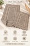 Bodrum Tufting Cotton Handmade Knitted 2-Piece Mat 110 - 5
