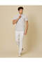 Men White Striped Polo Shirt - 5