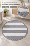 Bodrum Tufting Cotton Handmade Knitted 90 X 90 cm Rug 112