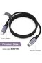 كابل شحن ونقل بيانات OTG من النوع C إلى Mini USB متوافق مع كاميرات كانون - 4