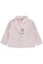 Rabbit Embroidered Shirt for 6-9 Years Old - Pink - 3