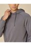 Men Grey Hooded Sweatshirt - 4