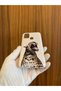 Silicone Phone Case for Samsung Galaxy M31/M21/M30S Leopard Ribbon Bow Printed Inside Velvet - 2