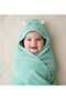 Outlet 100% Cotton Soft Girl-Boy Newborn/Baby Bath Swaddle Towel Mint/Hippo