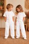 100% Cotton Muslin Children's Pants Girls Boys Unisex |   Comfortable Cut Summer - Spring Trousers with Elastic Waist Pockets |   3 Colors |   1-2-3-4 Years Old - 3