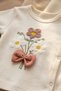 Flora Dream 100% Cotton Floral Embroidered 3-Piece Baby Set - Ecru Tile - Newborn Hospital Release U - 6