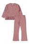 Floral Printed 6-9 Years Old Set - Lilac - 4