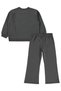 Teddy Bear Printed Tracksuit Set for 6-9 Years Old - Gray - 3