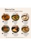 ZAVELYN Wooden Kitchen Utensil Set, 6-Piece Bamboo Cooking Utensils, Wooden Spoons, Turner & Spatula for Nonstick Cookware, Heat-Resistant Natural Wood Cooking Tools, Dark Brown - 2