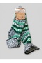 Turkmen Socks Woolen Booties 3-Pack Foldable Keep Warm Winter Home Socks Unisex Mixed Pattern - 3