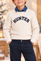 Boy's Hunter Knitwear Sweater Denim Shirt Pants 3-Piece Set Holiday Set - 7