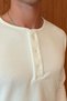 Men's sierre henley collar thessaloniki t-shirt white - 4