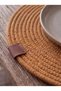 Brown Knitted Wicker Supla 32X32 cm - 7