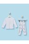 Infant Girls White Stitch Pyjama Set 2 Piece - 4