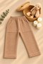 100% Cotton Muslin Children's Pants Girls Boys Unisex |   Comfortable Cut Summer - Spring Trousers with Elastic Waist Pockets |   3 Colors |   1-2-3-4 Years Old