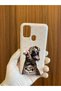 Silicone Phone Case for Samsung Galaxy M31/M21/M30S Leopard Ribbon Bow Printed Inside Velvet - 7