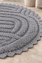 Bodrum Tufting Cotton Handmade Knitted 90 X 90 cm Mat 113 - 4