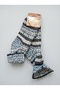Turkmen Socks Woolen Booties 3-Pack Foldable Keep Warm Winter Home Socks Unisex Mixed Pattern - 3