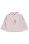 Rabbit Embroidered Shirt for 2-5 Years Old - Pink - 3