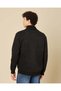 Men Black Zip-Neck Sweatshirt - 8